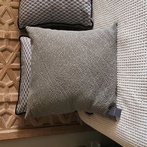 NWT large waffle cotton pillow